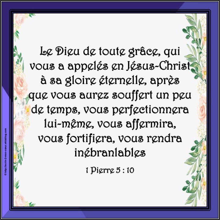 1 Pierre 5 : 10
