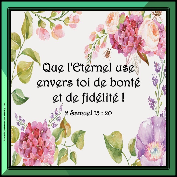 2 Samuel 15 : 20