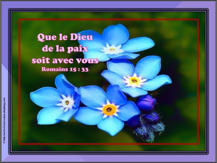 Romains 15 : 33