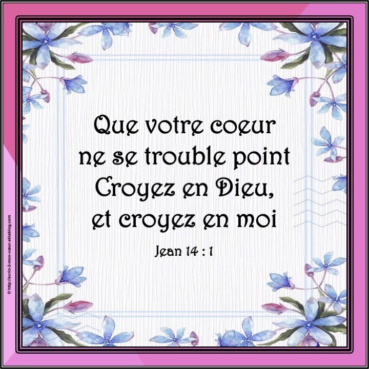 Jean 14 : 1