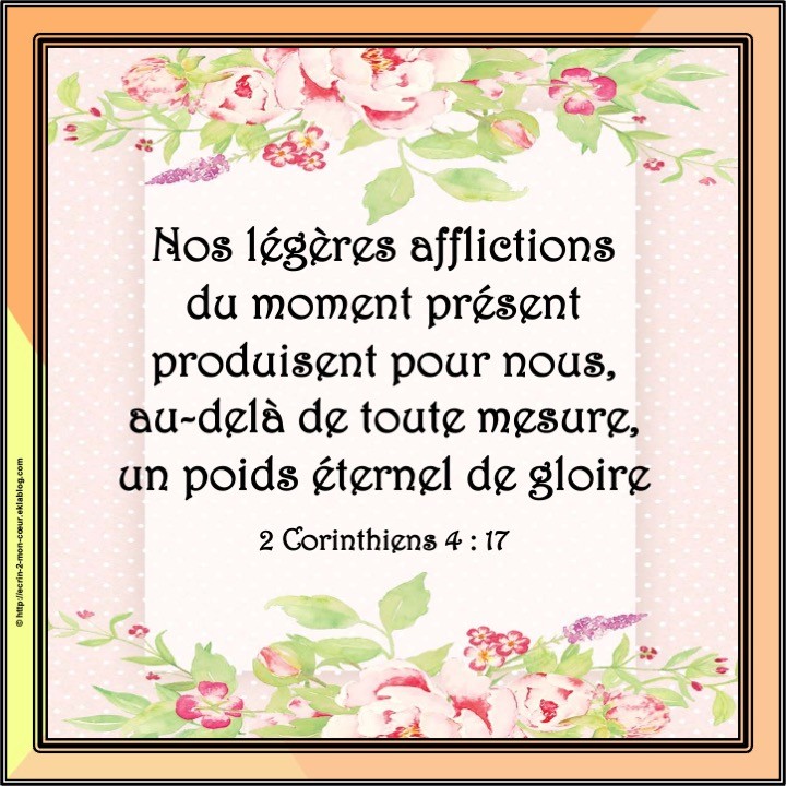 2 Corinthiens 4 : 17