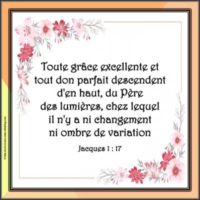 Jacques 1 : 17
