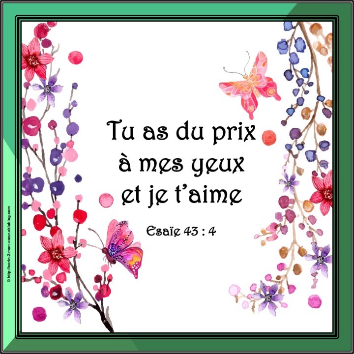 Esaïe 43 : 4