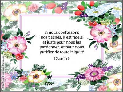 1 Jean 1 : 9