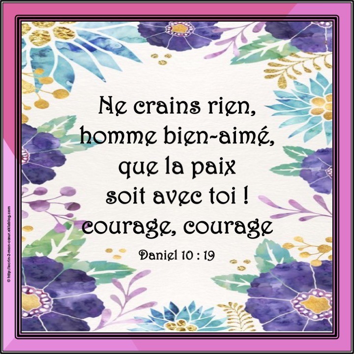 Daniel 10 : 19