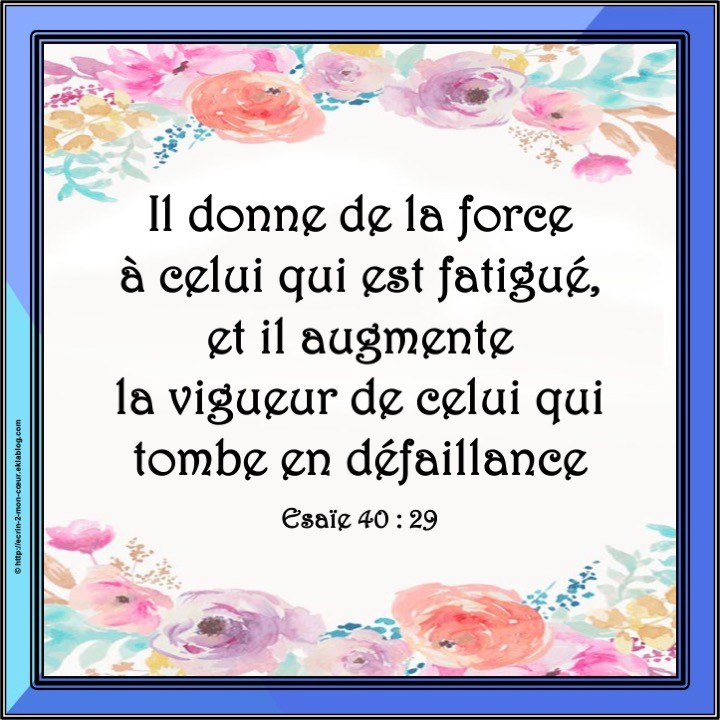 Esaïe 40 : 29