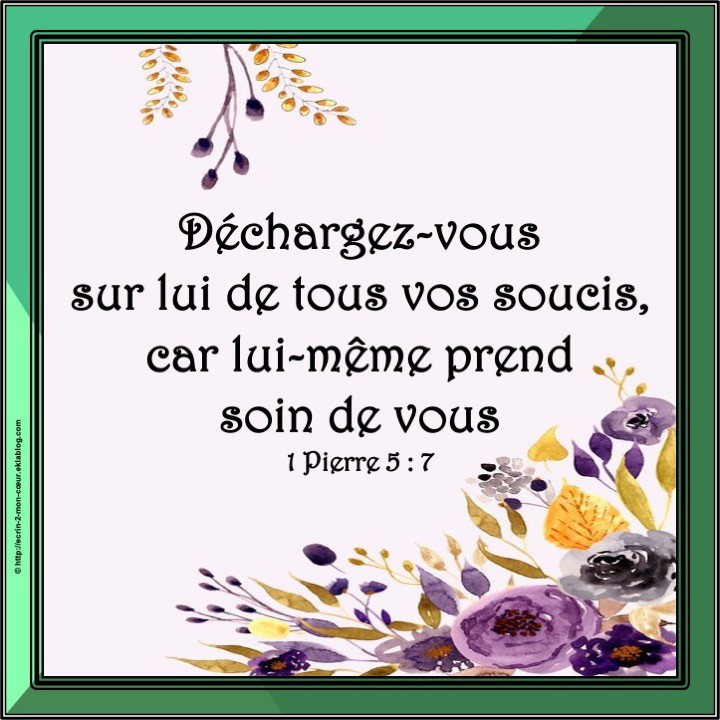 1 Pierre 5 : 7