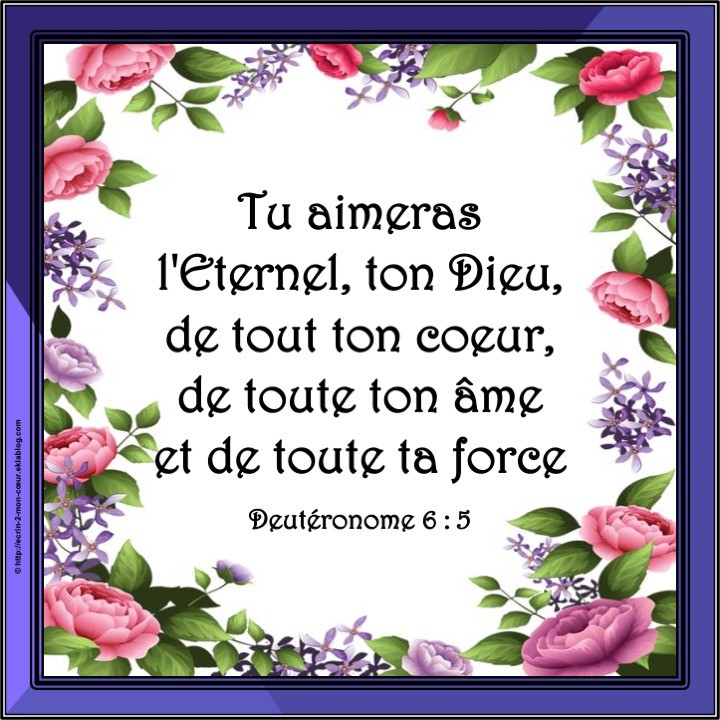 Deutéronome 6 : 5