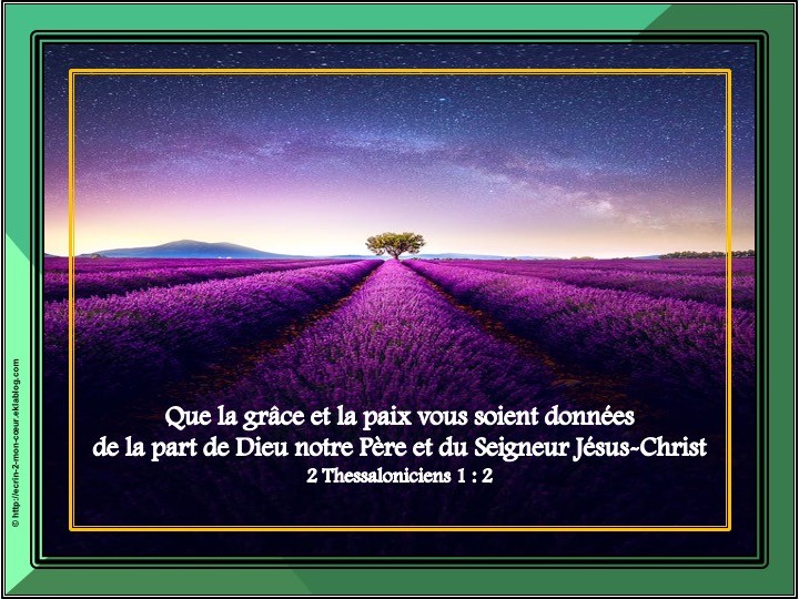 2 Thessaloniciens 1 : 2