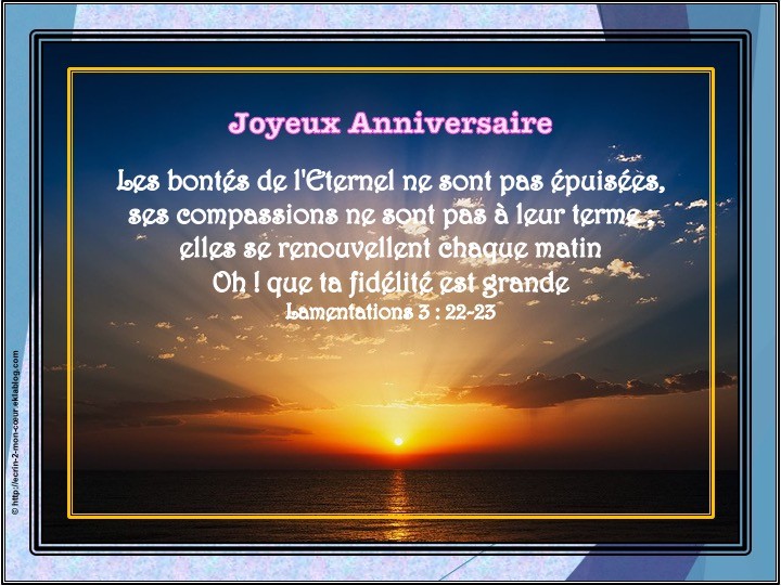 Joyeux Anniversaire