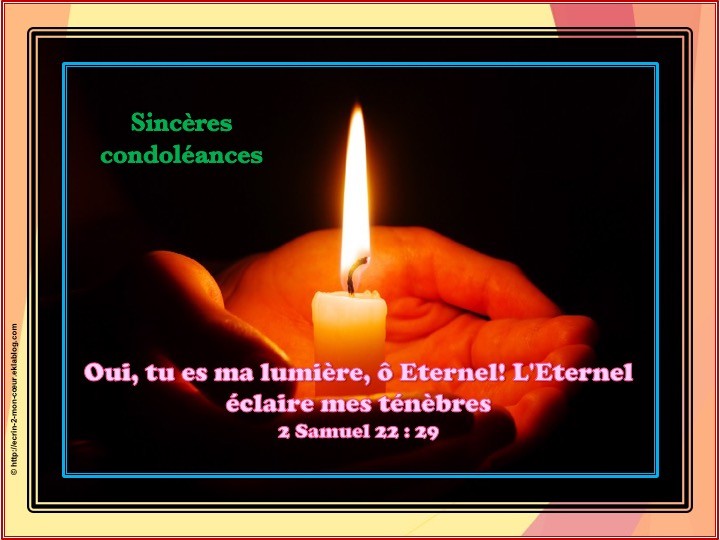 Sincères Condoléances